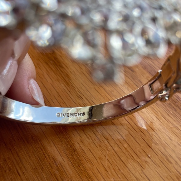 Givenchy Silver Crystal Bracelet - Picture 7 of 14